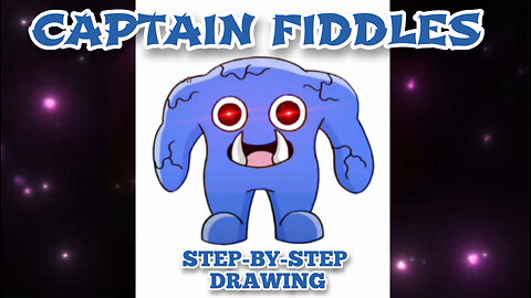 We draw CAPTAIN FIDDLES ourselves. STEP-BY -STEP DRAWING .