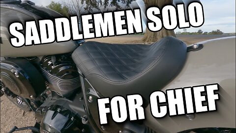 Saddlemen Solo Seat for Indian Chief - First Ride Review