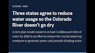 FED DOLLARS TEMPORARILY SAVE COLORADO RIVER WATER USAGE AGREEMENT