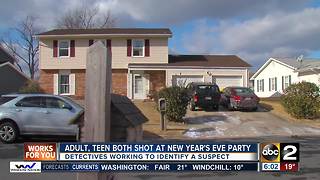Adult, teen both shot at Severn New Year's Eve party