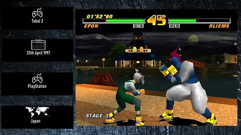 Console Fighting Games of 1997 Tobal 2