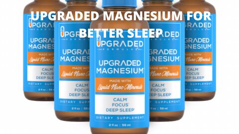 Affordable Formulas Upgraded Magnesium For Better Sleep: Constantly Tired? Restless Sleep?
