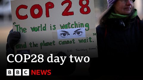 COP28 climate conference enters second day in Dubai | BBC News #COP28 #ClimateConference #BBCNews