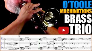 O'Toole "Machinations." Brass Trio - Drew Fennell. Play Along!