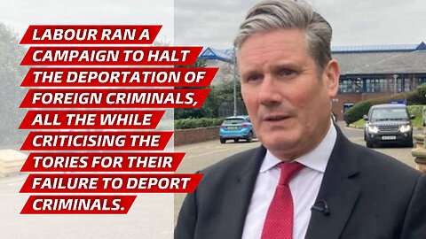 Labour fought to stop foreign criminal deportations, while slamming Tories on crime.