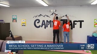 Volunteers help Mesa school get a free makeover