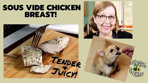 Sous Vide Chicken Breast |Juicy Tender Lean Protein for PSMF Diet | Best Chicken Breast Ever!