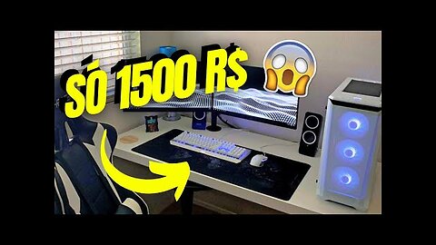 [MUITO BARATO] o MELHOR PC GAMER BARATO de 1500 R$ que RODA TUDO - CUSTO BENEFÍCIO 2023!