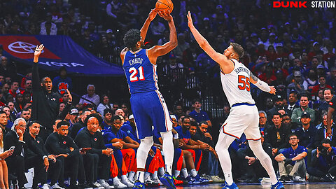 76ers 125 vs Knicks 114, Game 3: NYK leads 2-1 | EMBIID SCORES 50😤 | April 25, 2024