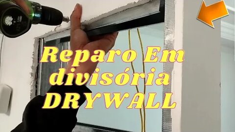 Repairing Drywall Wall - SEE HOW TO MAKE THE REPAIR!