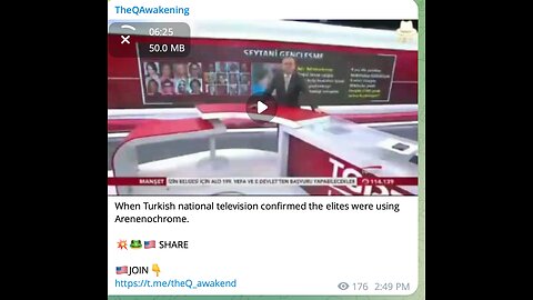 Turkish National Television Confirmed the Elite was using Areneochrome