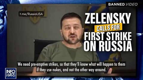 END OF THE WORLD ALERT! Zelensky Calls for First Strike on Russia