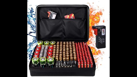 🔥🔥🔥Battery Organizer Storage Box Review Fire proof Water proof Explosion Proof🔥🔥🔥
