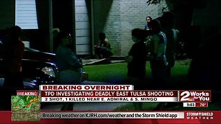 Tulsa Police investigate homicide in East Tulsa