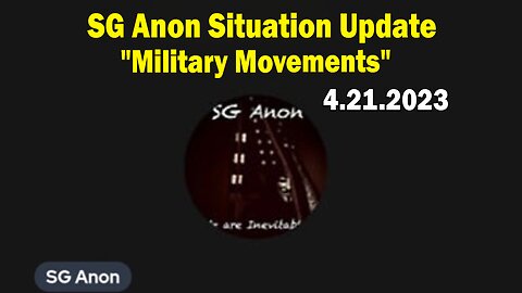 SG Anon Situation Update: "Big Reveal About Us Military"