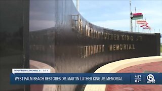 West Palm Beach restores Dr. Martin Luther King Jr. memorial