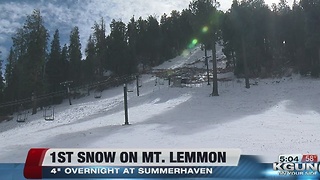 First snow brings optimism on Mt. Lemmon
