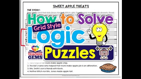 How to Solve a Grid Style Logic Puzzle