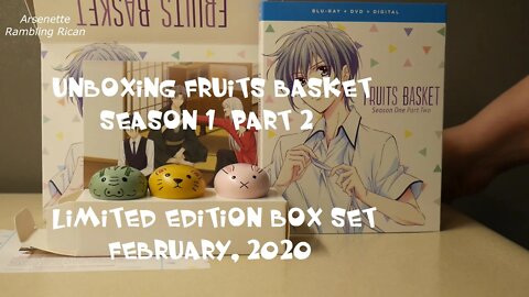 Unboxing 2019 Fruits Basket - Part Two - Limited Edition Bluray Boxset