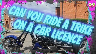 Can You Ride a Trike on a Car License UK