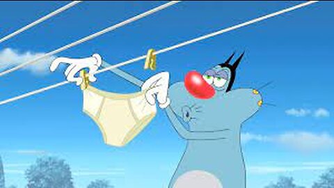 Full HD Episode of Oggy and the Cockroaches' "Washing Day" (S04E10)