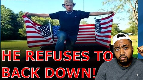 Based Teenager DROPS OUT OF SCHOOL In Protest After Not Being Allowed To Fly American Flag On Truck!