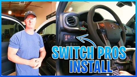 How to install a Switch Pros System on a 2022 Toyota Tacoma eps22. Finally hook up our lights.