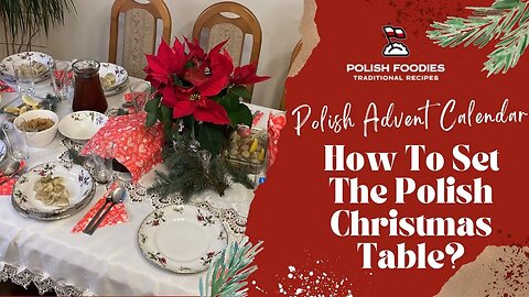 How To Set The Polish Christmas Table?