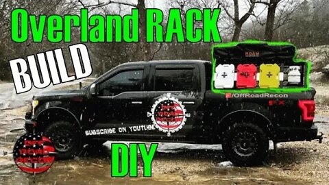 F150 Overland Rack Build DIY Truck Bed Rack for Over-Landing