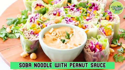 Soba Noodle With Peanut Sauce - Vegan Recipes
