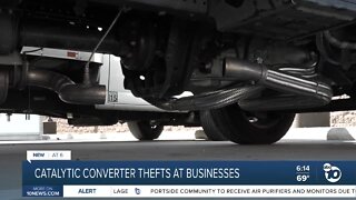 Catalytic converter thefts at businesses