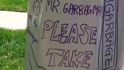 Dear Mr. Garbage Man, please take me!