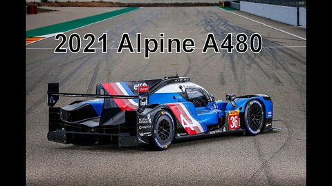 2021 Alpine A480 Testing at the MotorLand Aragón Circuit in Spain