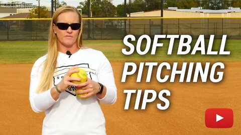 Softball Pitching Tips - The Grip and Snap - Coach Christina Steiner-Wilcoxson