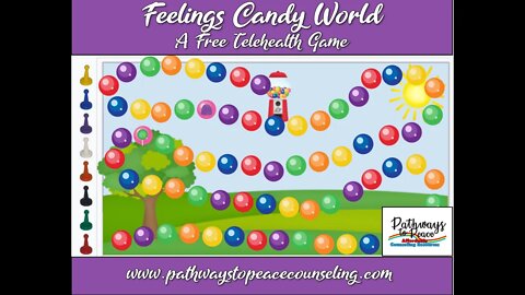 Feelings Candy World: A Free Feelings Telehealth Game