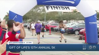 Bone marrow recipient meets donor at Gift of Life 5K