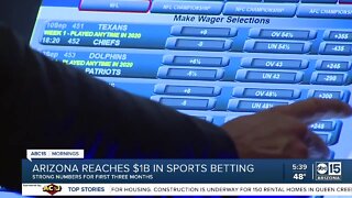 Arizona reaches $1B in sports betting