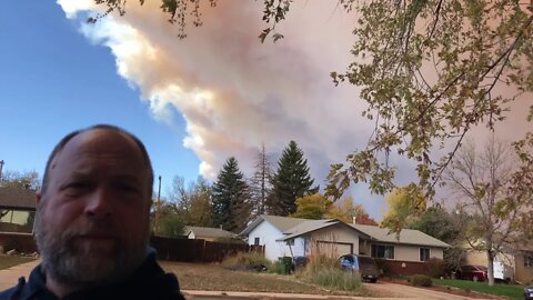 Cameron Peak Fire From Loveland, CO