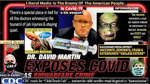 Dr. David Martin Exposes COVID as A Biological Warfare Crime! (Related info & links in description)