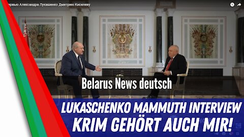 Lukaschenko: "Die Krim gehört auch mir".
