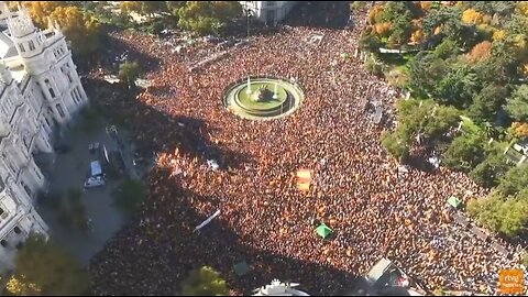 Gigantic Protest Against Socialism in Spain