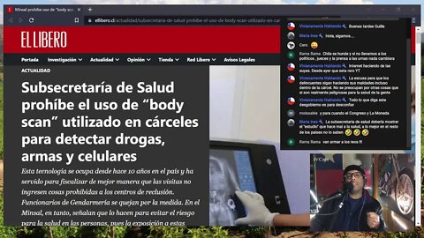 Subsec. de Salud prohíbe uso de “body scan” en cárceles para detectar drogas, armas y celulares