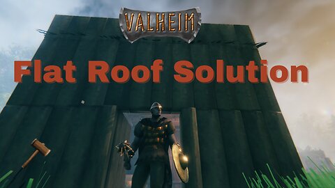 Valheim: Flat Wood Roof Solution - How To Build A Flat Wood Roof That Takes No Damage.