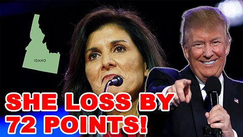 Nikki Haley gets MASSACRED in Idaho Caucus in an INSANE landslide!