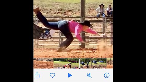 Being a Cowgirl isn’t always pretty or graceful!!!!