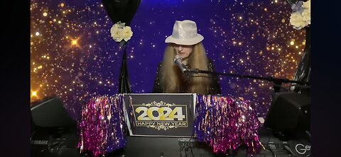 Rev. Elaine As MC Rings In The New Year 2024 - A Musical Medley Of One Year Memories At The Garden