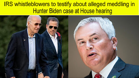IRS whistleblowers to testify about alleged meddling in Hunter Biden case at House hearing | Biden