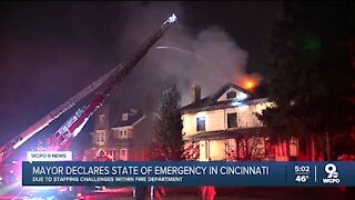 Cincinnati mayor declares state of emergency due to fire department staffing