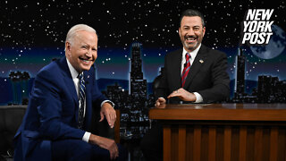 Biden takes shot at Trump and Republicans on 'Jimmy Kimmel Live!'