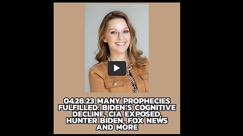 Julie Green subs O4 28.23 MANY PROPHECIES FULFILLED: BIDEN'S COGNITIVE DECLINE, CIA EXPOSED,
